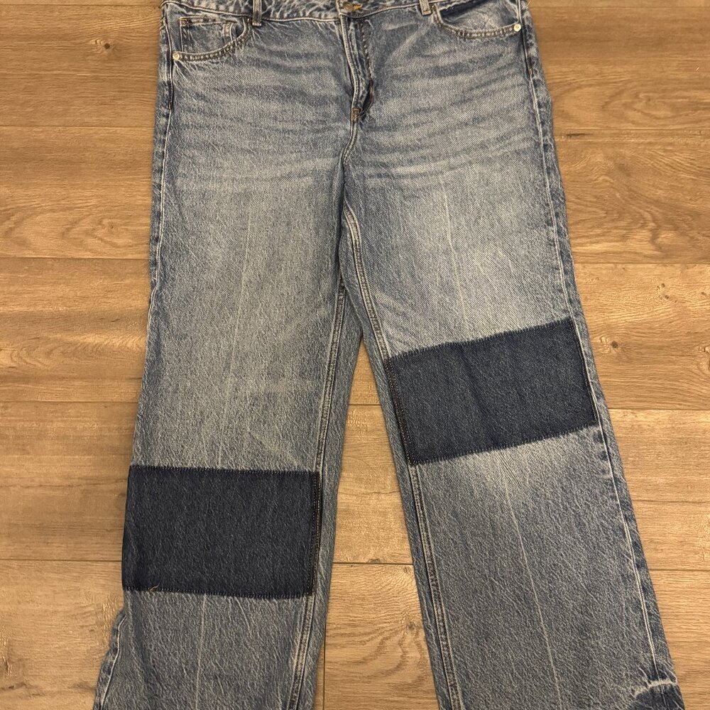 H&M Divided Ultra High-Waist Straight Jeans | US 20 | NWT
